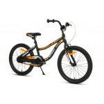 Detský bicykel 16 Rock Racer Sport Hliníkový Čierno-oranžový